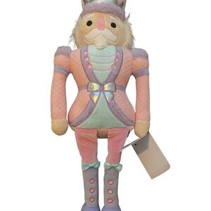 Pastel nutcracker plush toy